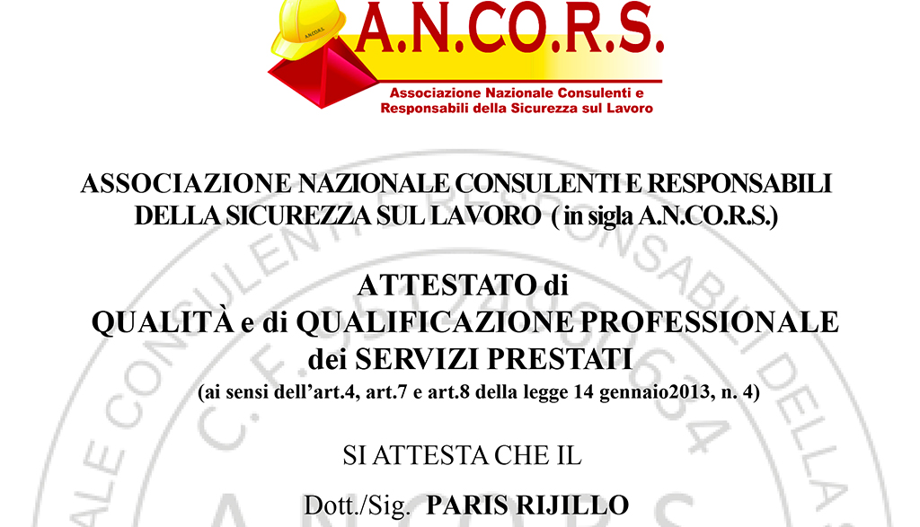 attestato2020 qualita consulsicsullav