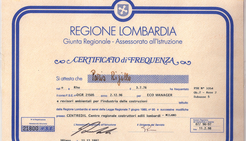attestato eco manager regione lombardia